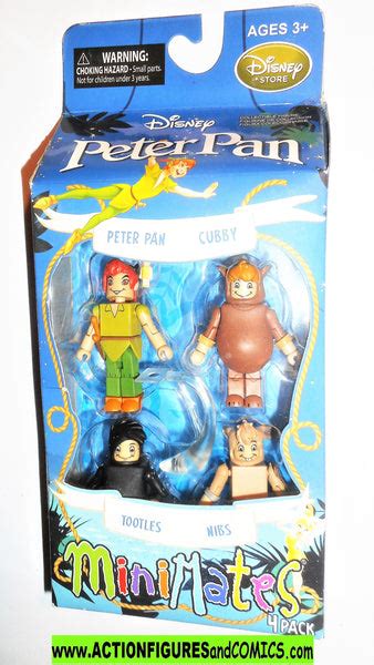 minimates Disney PETER PAN cubby tootles Nibs 4 pack 2013 moc ...