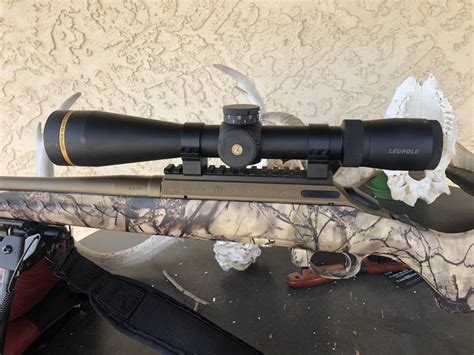 Ruger American 6.5 Creedmoor Go Wild Edition and leupold vx5 HD 3-15x44 ...