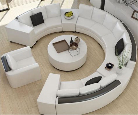 Amazing Contemporary Curved Sofa Designs Ideas - Live Enhanced