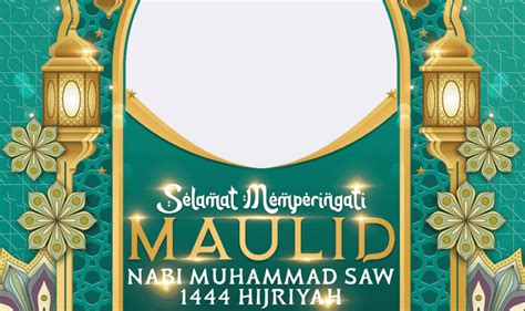 333 Background Maulid Nabi Vector 1444 Hijriah untuk Membuat Banner ...