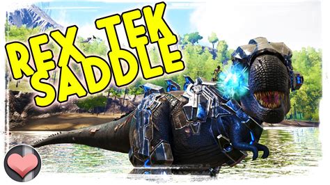 Quick Look: Rex Tek Saddle! - ARK: Survival Evolved - Patch 254 - YouTube