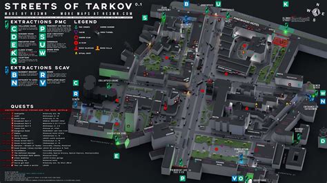 Tarkov Streets Map