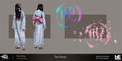 ArtStation - Dead by Daylight Fan design - Onryo Kimono skin