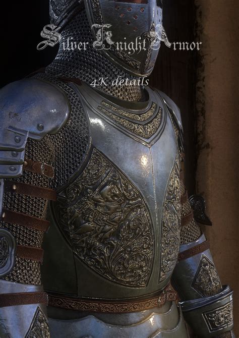 Silver Knight Armor 4K Textures SPOA for Kingdom Come: Deliverance