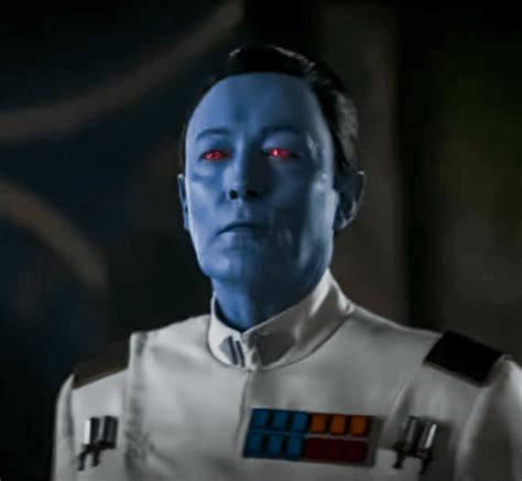 First Look at Thrawn's Live-Action Face In Ahsoka (Photo)