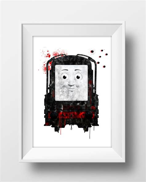 Thomas and Friends Watercolor Diesel Poster Thomas the Tank Engine ...