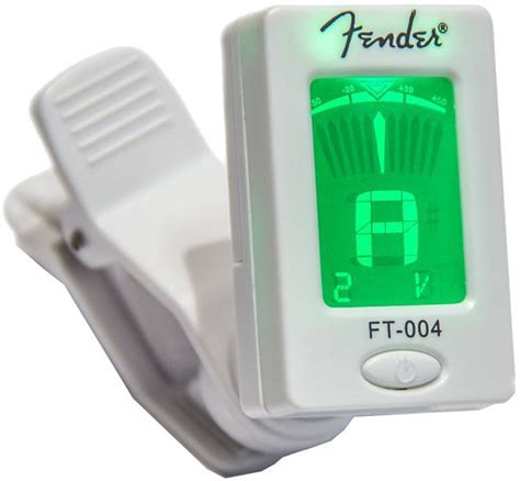 Fender FT-004 Clip-On Chromatic Tuner White - Muziker