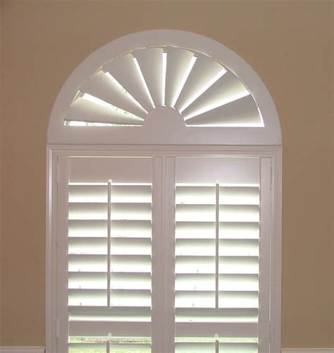 Blinds.com Custom Size Wood Arch - Traditional - Window Blinds ...