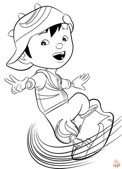 Boboiboy Gempa Coloring Pages Boboiboy Coloring Pages For Kids | Images ...