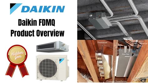 Daikin FDMQ Ducted Ductless Mini Split Overview - YouTube