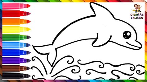 Calca la belleza marina: dibujos de delfines para inspirarte » aela.es