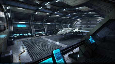 Sci-Fi Hangar by Vattalus on DeviantArt