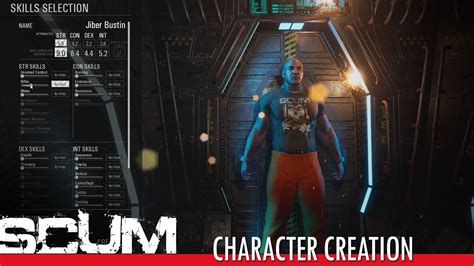 SCUM - Character Creation & Customization - YouTube