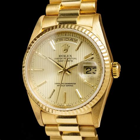 Rolex Day-Date 18238 'Tapestry' - AMSTERDAM VINTAGE WATCHES