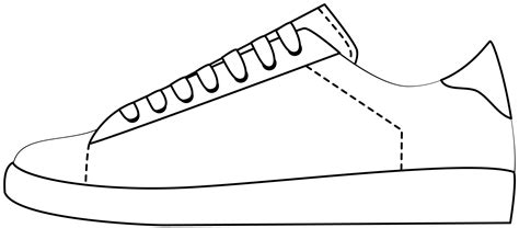 Tennis Shoe Printable Template | Free Printable Papercraft Templates