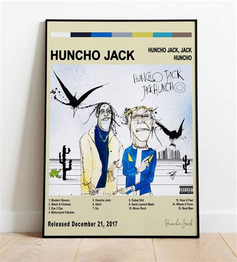 HUNCHO JACK Album Cover Wall Poster Vintage Minimalist - Etsy