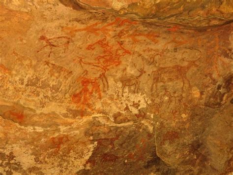 Art from PreHistoric Era - Bhimbetka Cave Paintings Prehistoric Period ...