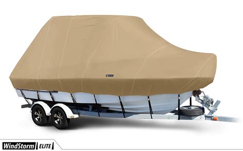 Sunbrella Boat Cover for T-TOP BOATS Fits 22'6" LENGTH up to 120" WIDTH