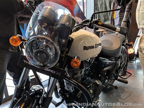 WANDERER Premium Windshield For Royal Enfield Thunderbird/TBX Smoked ...