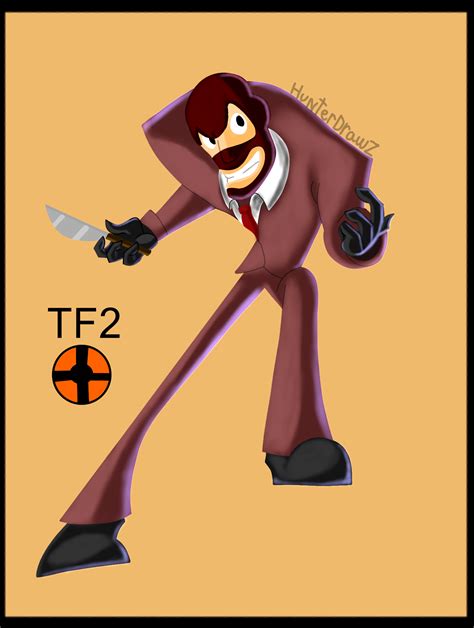 TF2 spy fan art by HunterDrawz on Newgrounds