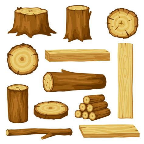 3,100+ Clip Art Of Wooden Logs Stock Illustrations, Royalty-Free Vector ...