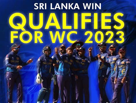 Sri Lanka thrash Zimbabwe to qualify for ICC Cricket World Cup 2023 ...