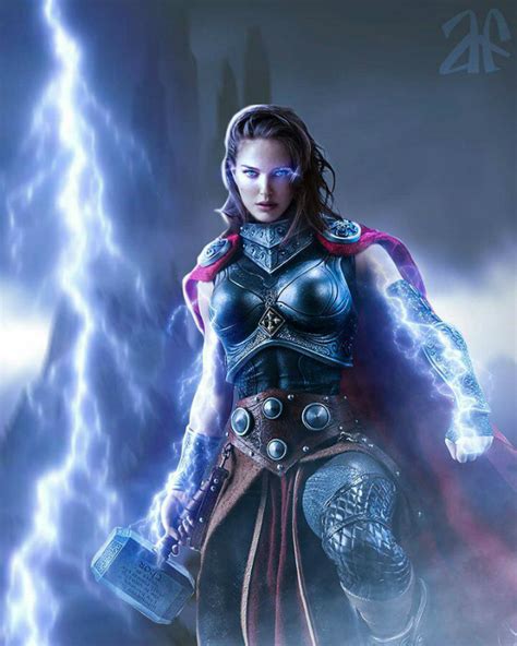 Fanart imagina a Natalie Portman como The Mighty Thor y luce genial ...