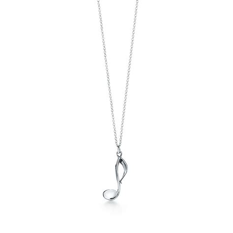 Paloma's Graffiti music note pendant in sterling silver. | Tiffany & Co.