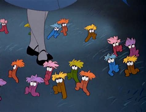 Don't step on the Mome Raths. Image from Alice in Wonderland (1951 ...