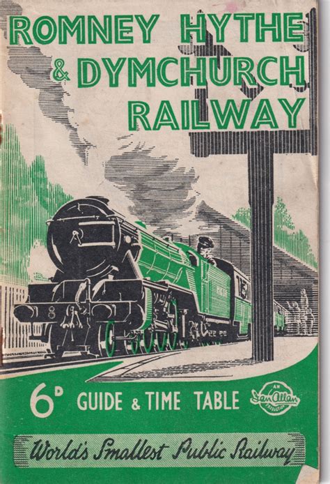 Romney Hythe & Dymchurch Railway; Guide and Timetable 1947; World's ...