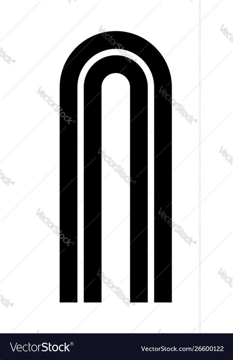 Latin alphabet font in disco style black Vector Image