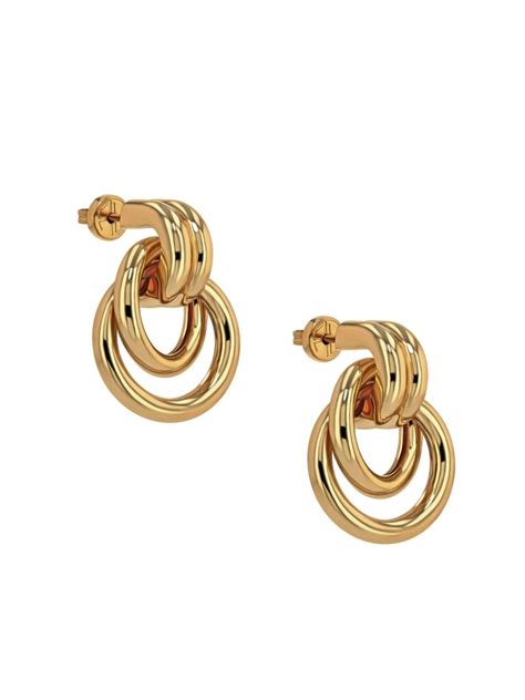 ANINE BING Double Knot Drop Earrings - Farfetch