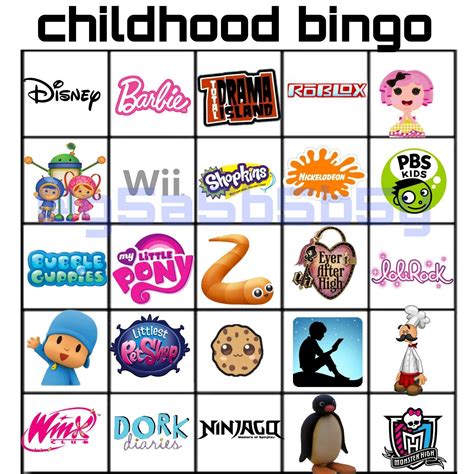 CHILDHOOD BINGO ‼️‼️ | Bingo template, 2010s nostalgia, Childhood ...