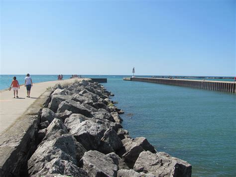 The Kincardine North and South piers are popular destinations for ...