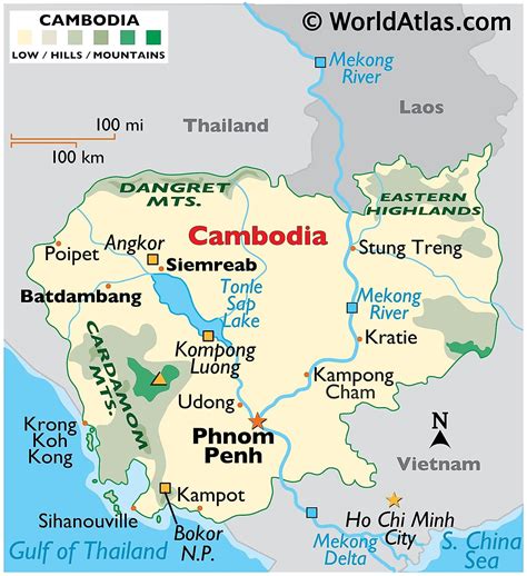 Cambodia Maps & Facts - World Atlas