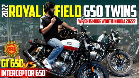 Royal Enfield 650 Twin Battle| Interceptor 650 vs Continental GT 650 ...