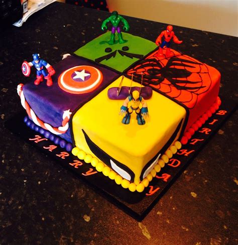 Superhero birthday cake, 6th birthday cakes, Birthday cake kids