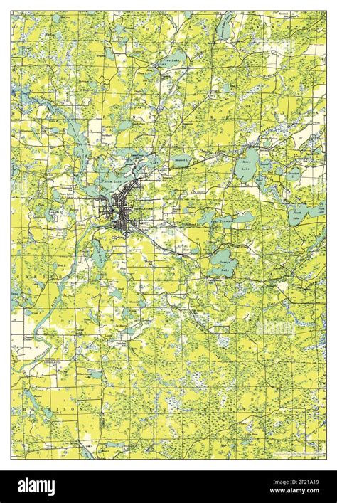 Rhinelander, Wisconsin, map 1949, 1:48000, United States of America by ...