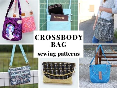 20+ Free Cross Body Bag Patterns For Every Style And Taste ⋆ Hello Sewing