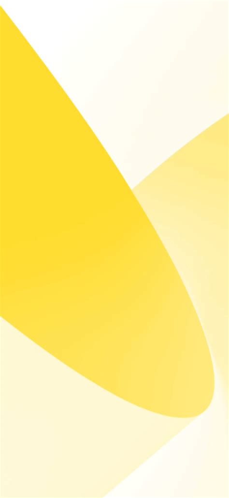 Yellow And White Abstract Wallpaper