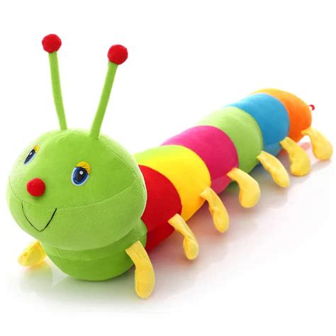 Caterpillar Plush Toys for Children 55cm Colorful Plush Toys Stuffed ...