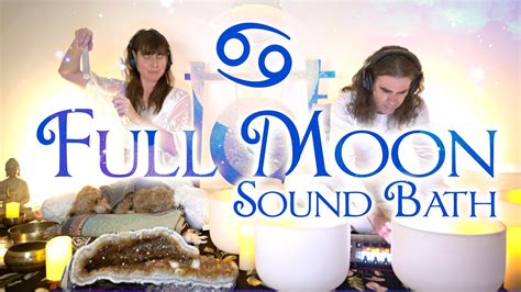 Full Moon in Cancer Sound Bath & Astrology Meditation Ceremony - YouTube