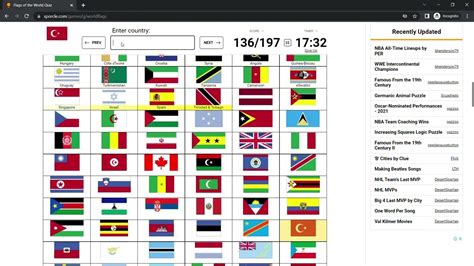 Flags of the World Quiz on Sporcle (41 seconds world record!!) - YouTube