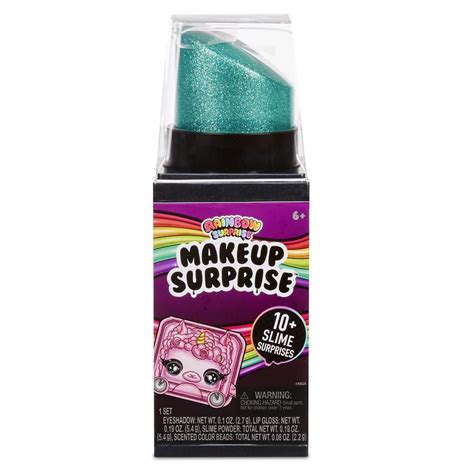 Rainbow Surprise Makeup Surprise Series 2– Create DIY Slime with Makeup ...