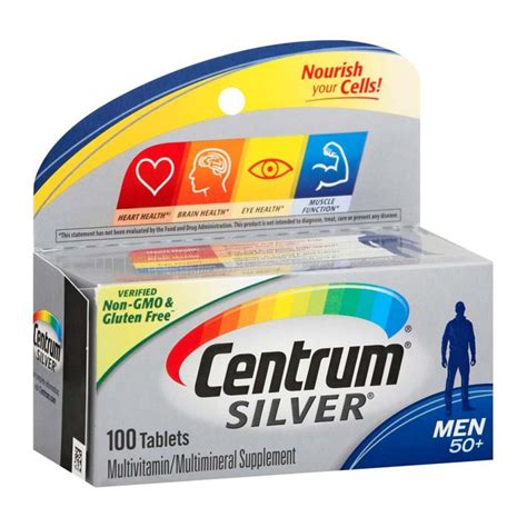 Centrum Silver Men 50+ Multivitamin 100 Tablets online in Pakistan ...