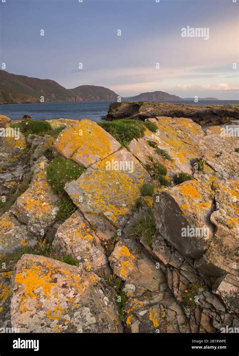 Dramatic coastal scenery and light on the Isle of Man, Irish Sea, UK ...