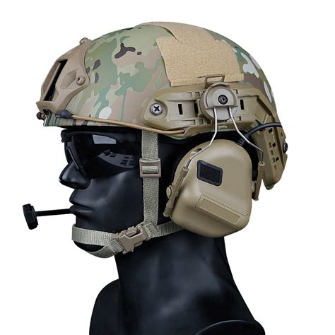 Tactical Headset with Fast Helmet Rail Adapter Peltor Comtac Headset ...