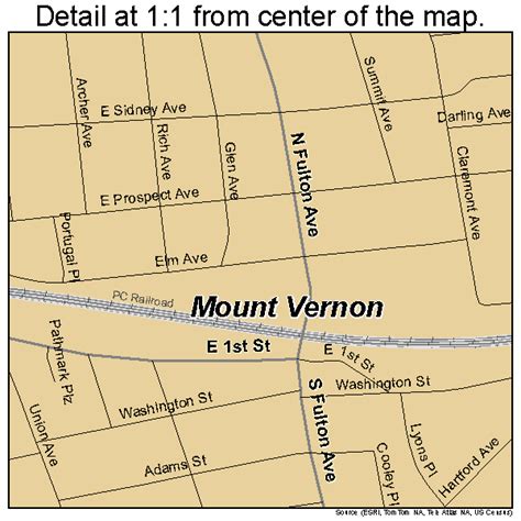 Mount Vernon New York Map - Allyce Maitilde