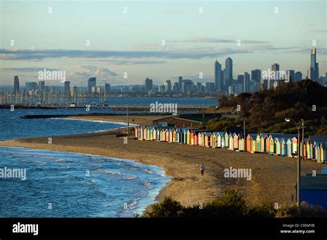 Melbourne australia victoria brighton beach hi-res stock photography ...