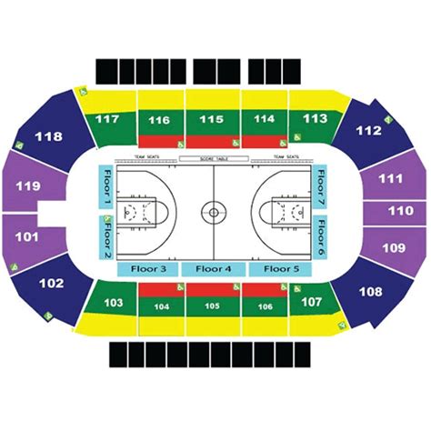 Seating Chart Showare Center | Portal.posgradount.edu.pe